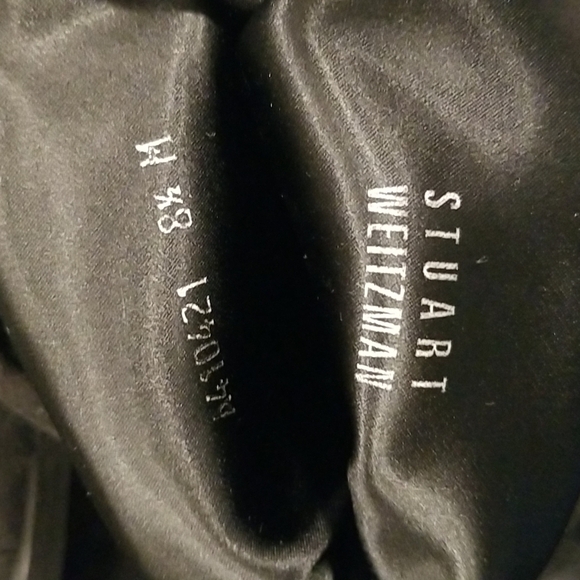 💕STUART WEITZMAN💕 Highland Suede Over-the-Knee Boots ~ Black 8.5 - Picture 16 of 16